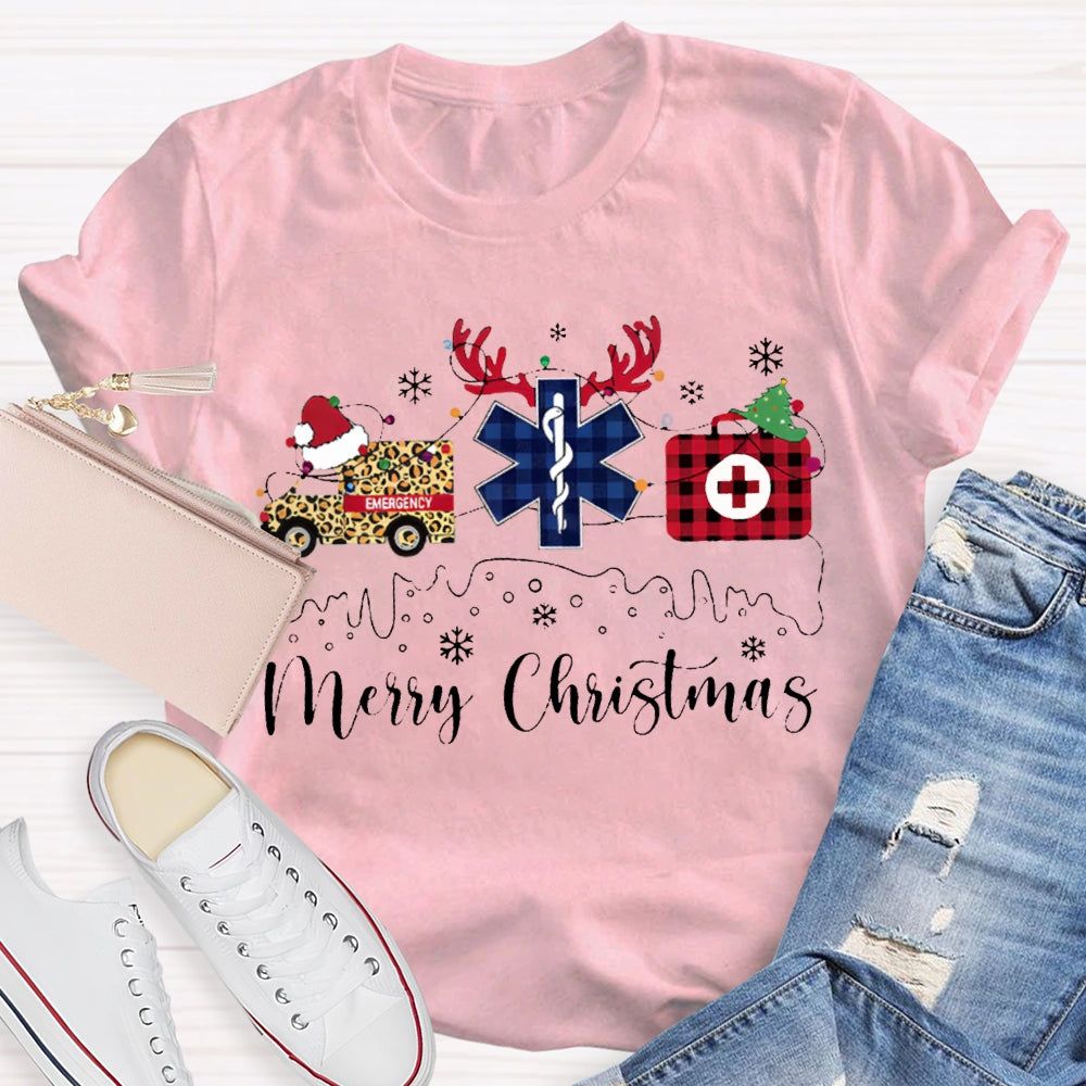 Merry Christmas School Nurse Christmas Vibes T-shirt
