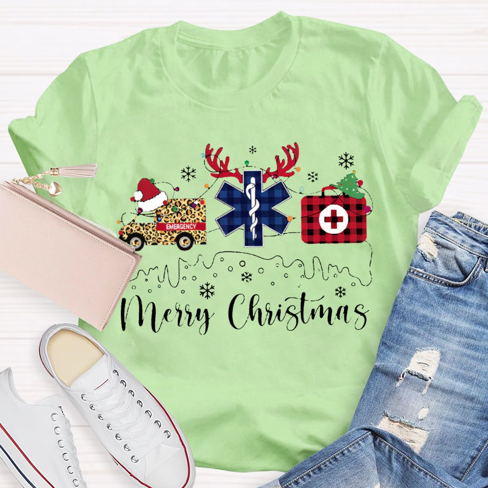 Merry Christmas School Nurse Christmas Vibes T-shirt