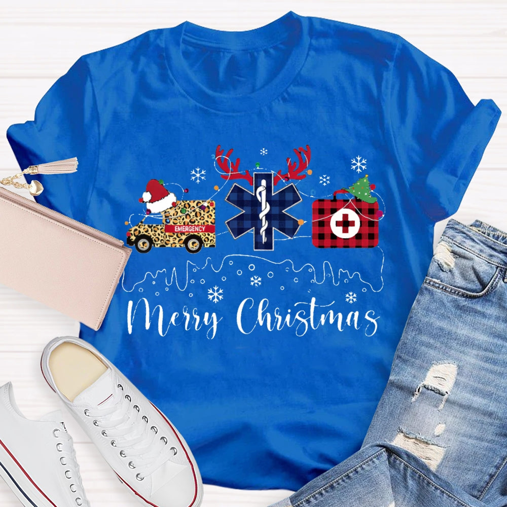 Merry Christmas School Nurse Christmas Vibes T-shirt