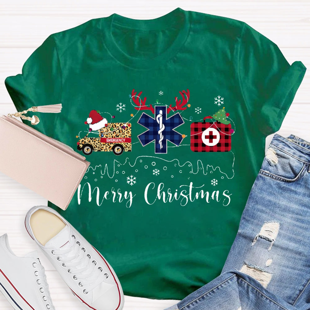 Merry Christmas School Nurse Christmas Vibes T-shirt