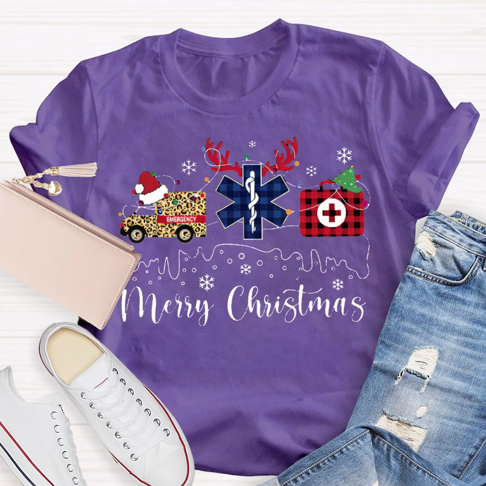 Merry Christmas School Nurse Christmas Vibes T-shirt