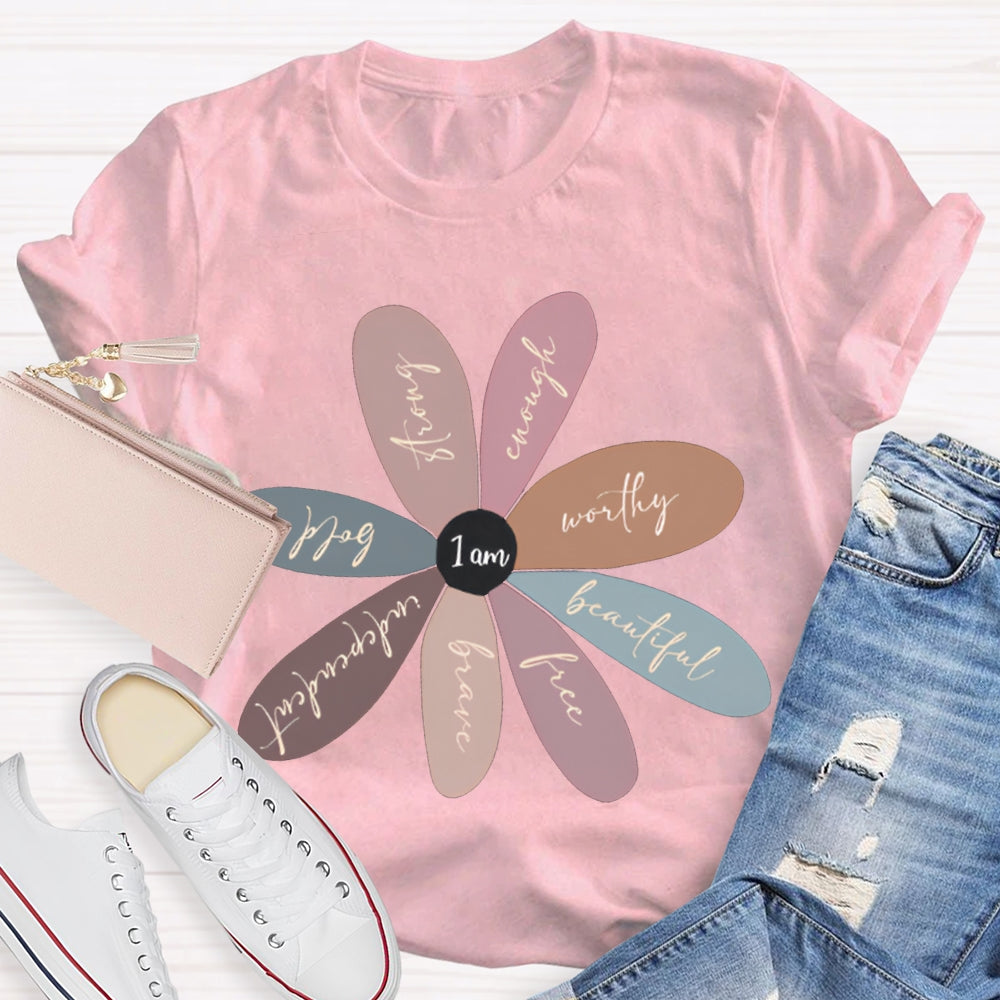 I'M Beautiful Free Brave Independent Bold Strong T-shirt