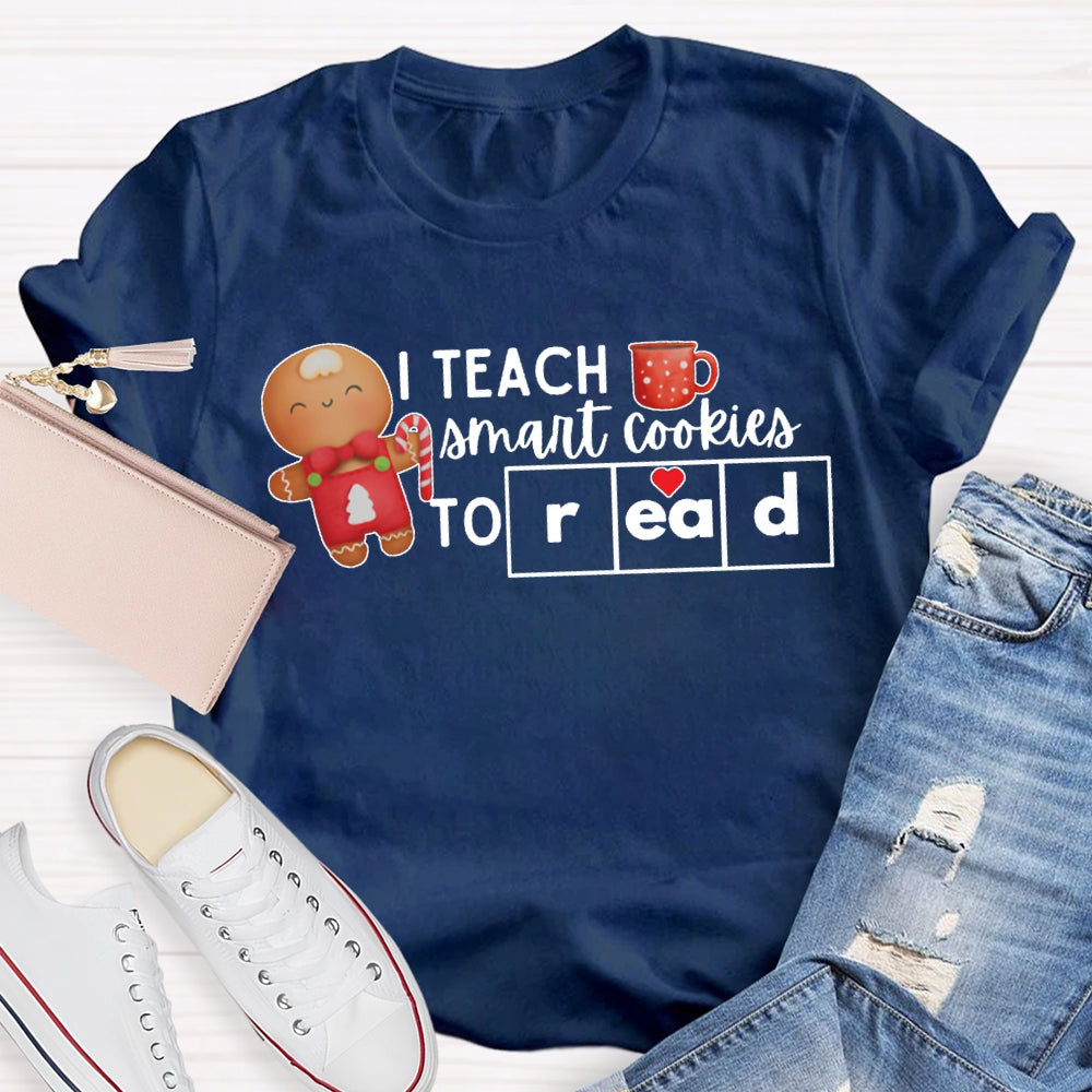 I Teach Smart Cookies To Read Christmas T-shirt