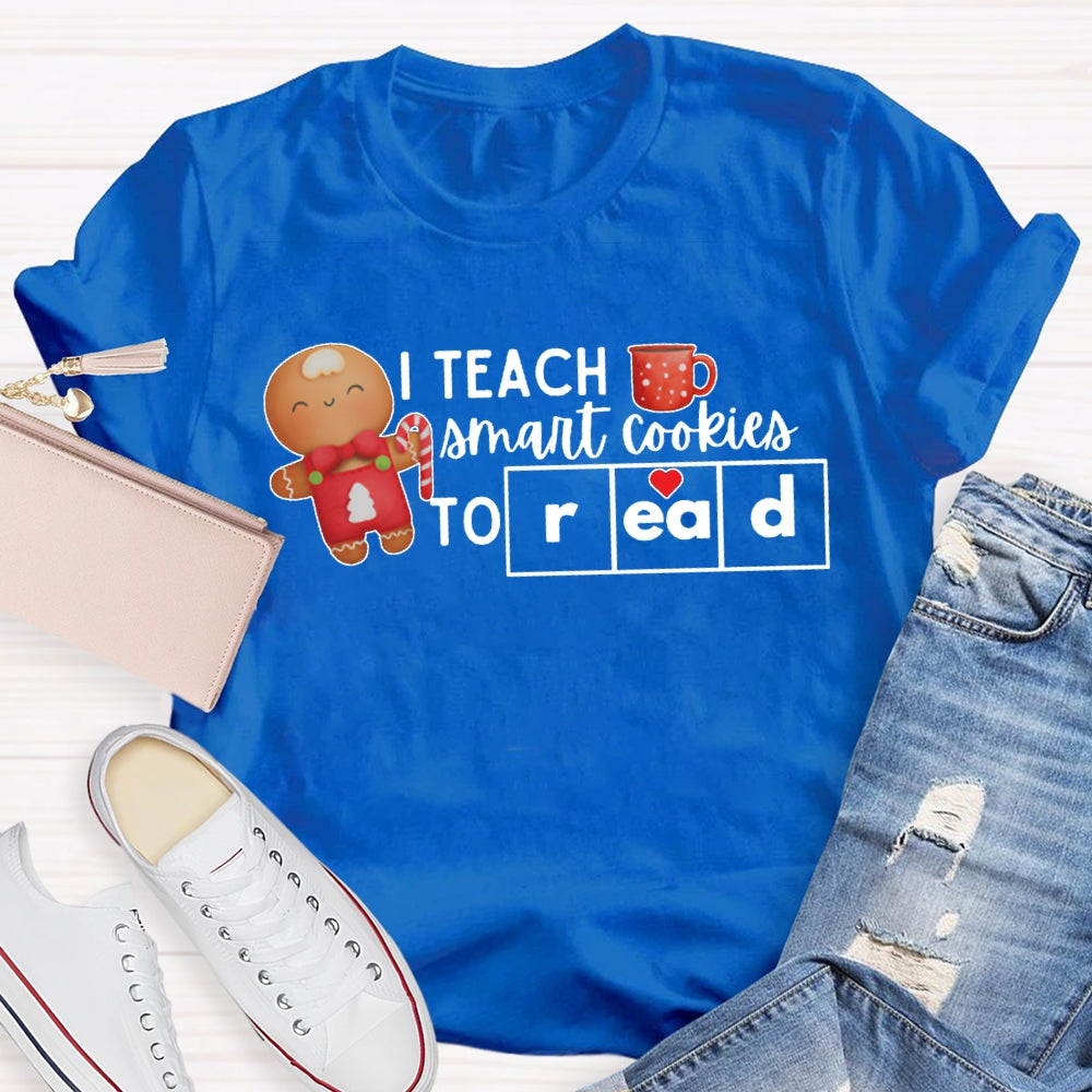 I Teach Smart Cookies To Read Christmas T-shirt