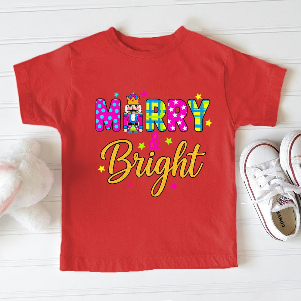 Merry And Bright Toddler T-Shirts