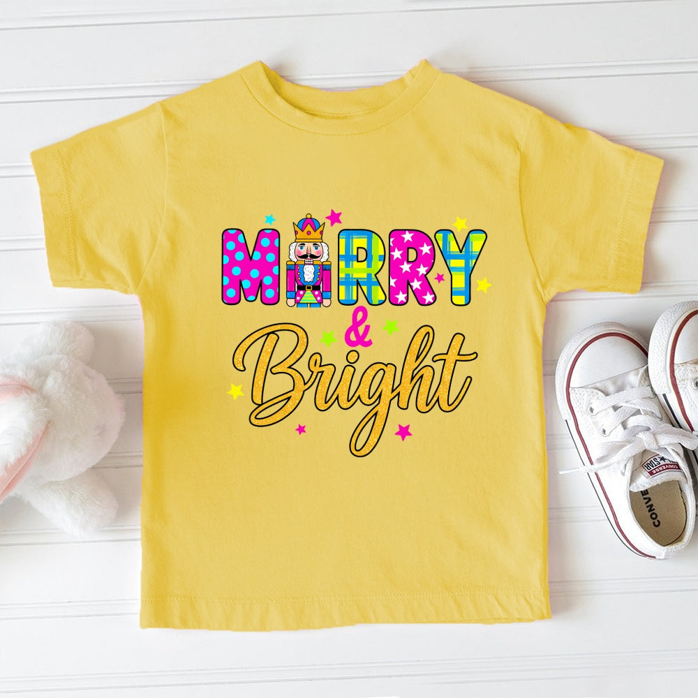 Merry And Bright Toddler T-Shirts