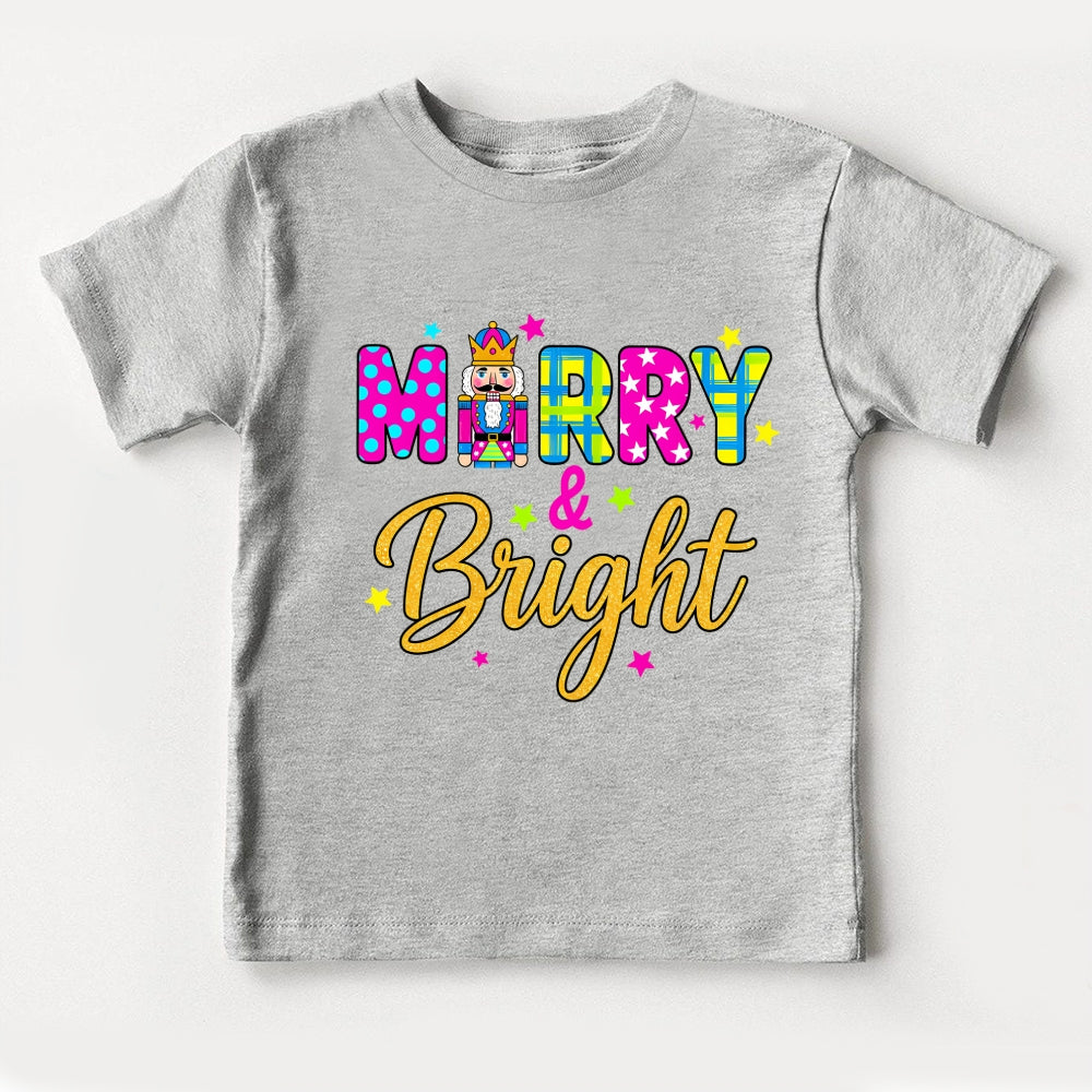 Merry And Bright Toddler T-Shirts