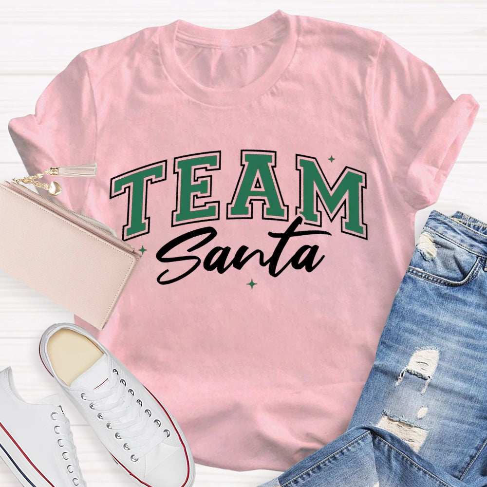 Team Santa Christmas Vibes T-shirt