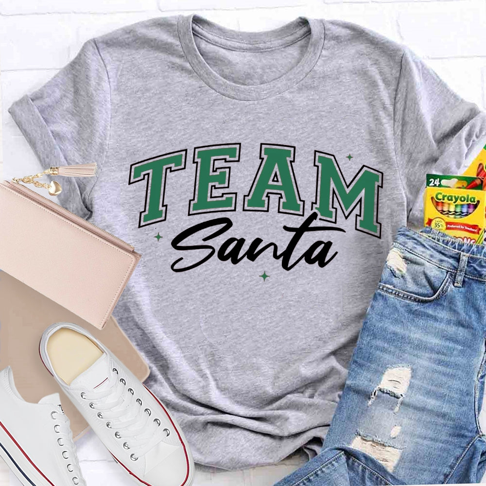 Team Santa Christmas Vibes T-shirt