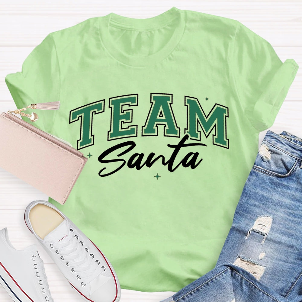 Team Santa Christmas Vibes T-shirt