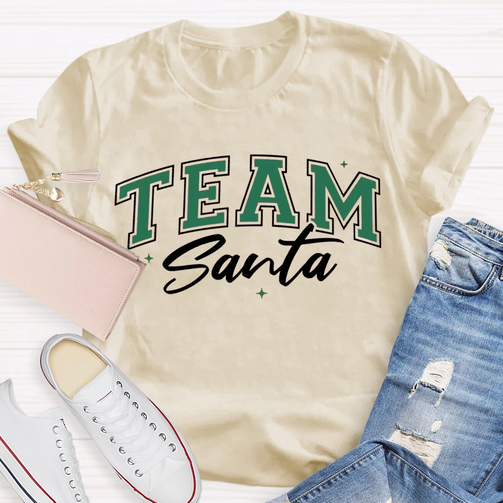 Team Santa Christmas Vibes T-shirt