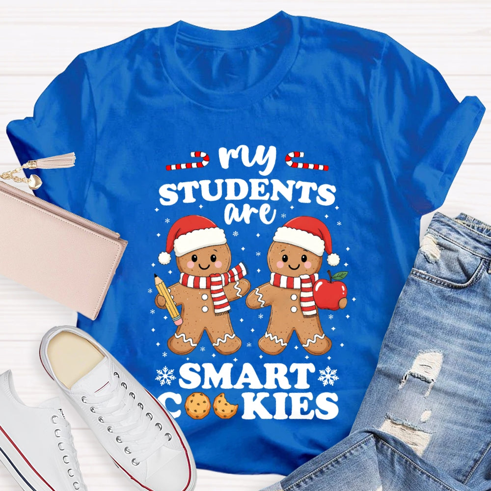 My Students Are Smart Cookies Snowflake Christmas T-shirt