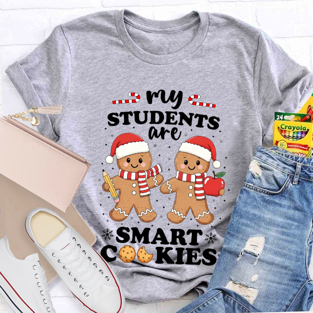 My Students Are Smart Cookies Snowflake Christmas T-shirt