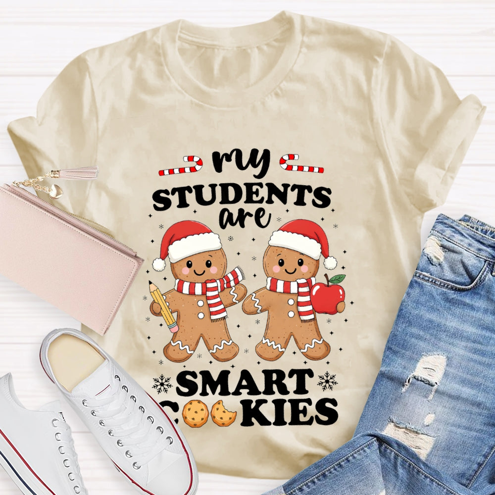 My Students Are Smart Cookies Snowflake Christmas T-shirt