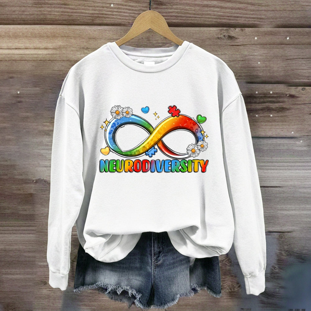 Neurodiversity Infinity Symbol Sweatshirt