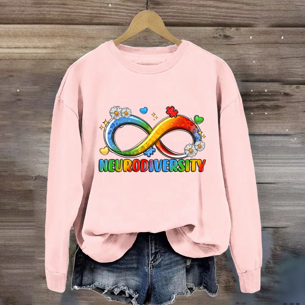 Neurodiversity Infinity Symbol Sweatshirt