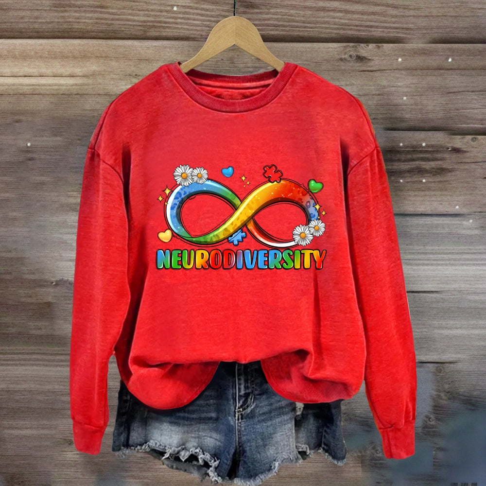 Neurodiversity Infinity Symbol Sweatshirt