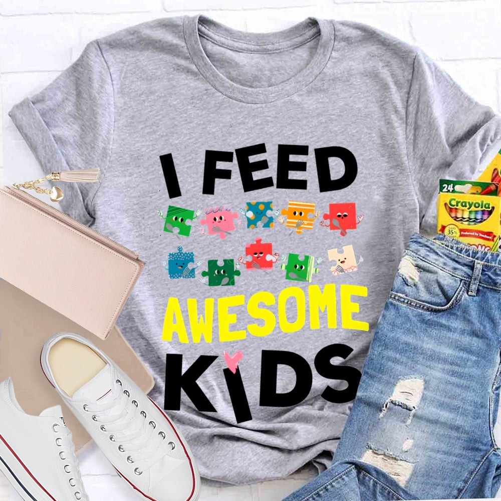 Lunch Lady I Feed Awesome Kids T-shirt