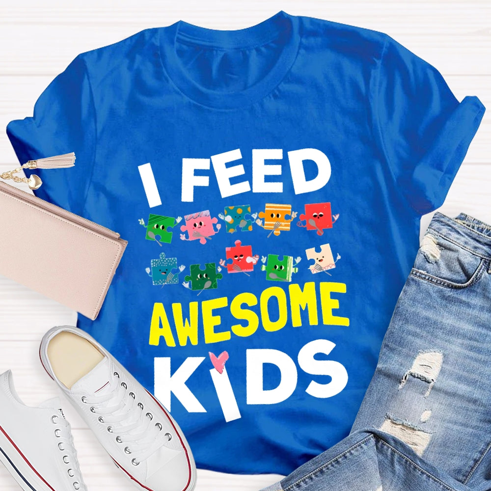 Lunch Lady I Feed Awesome Kids T-shirt