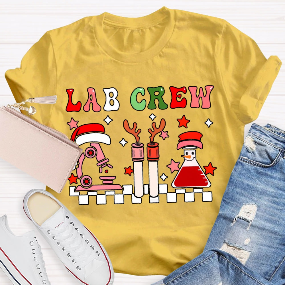 Christmas Lab Crew Laboratory Crew Christmas T-shirt
