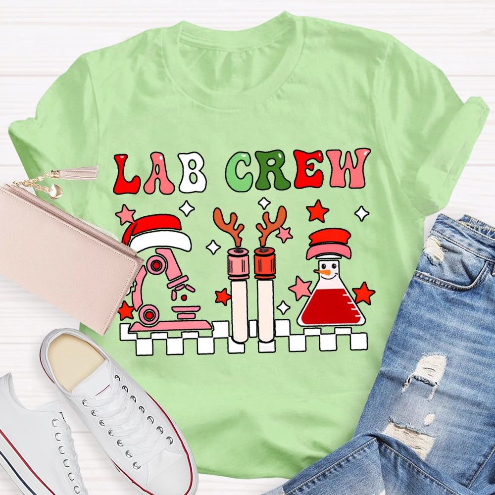 Christmas Lab Crew Laboratory Crew Christmas T-shirt