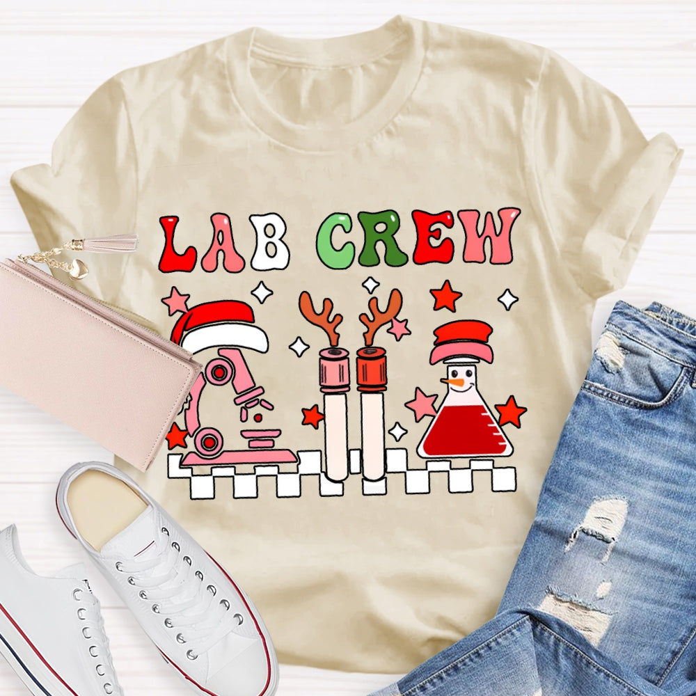 Christmas Lab Crew Laboratory Crew Christmas T-shirt