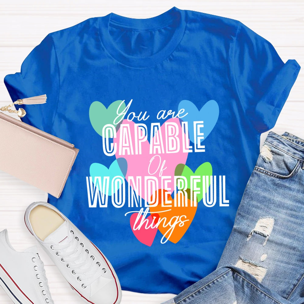 You're Capable Of Wonderful Things T-shirt