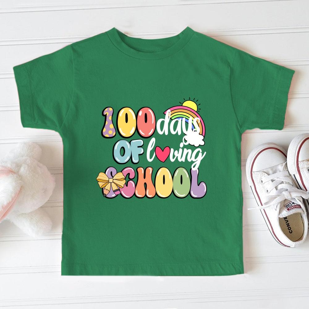 100 Days Of Loving School Toddler T-shirts