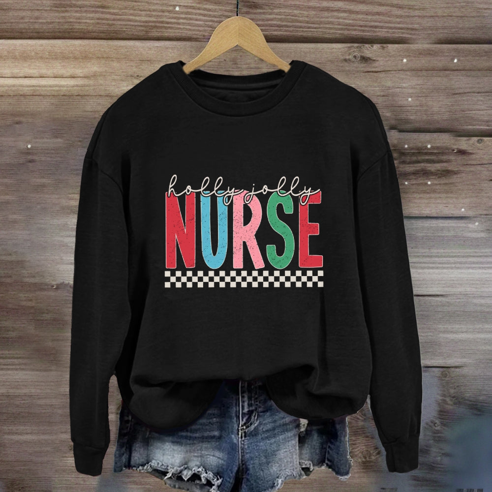 Holly Jolly Nurse Sweatshirt