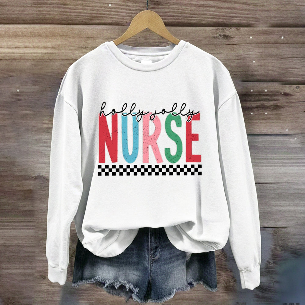 Holly Jolly Nurse Sweatshirt