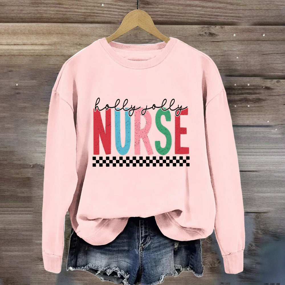 Holly Jolly Nurse Sweatshirt