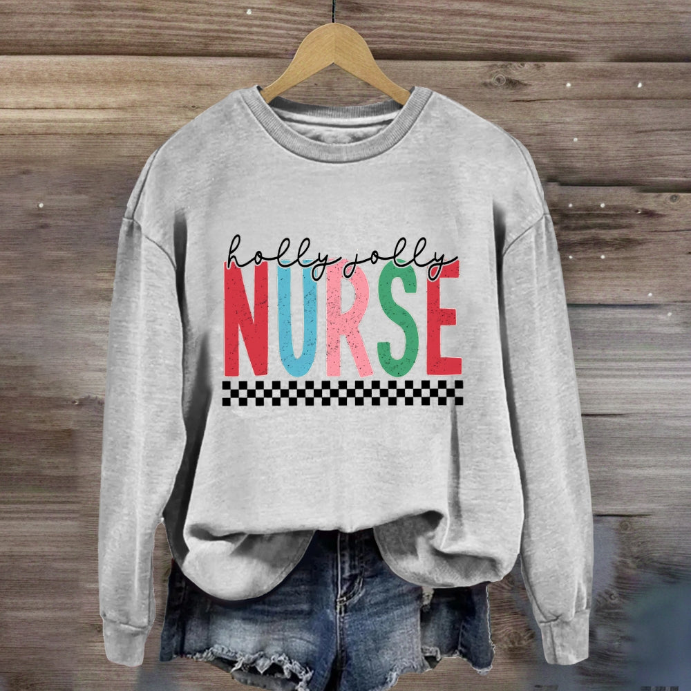 Holly Jolly Nurse Sweatshirt