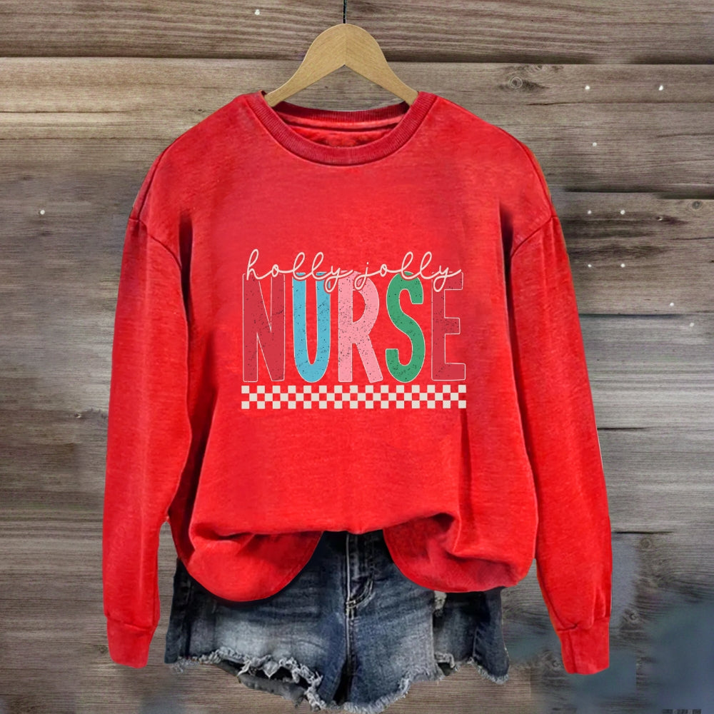 Holly Jolly Nurse Sweatshirt