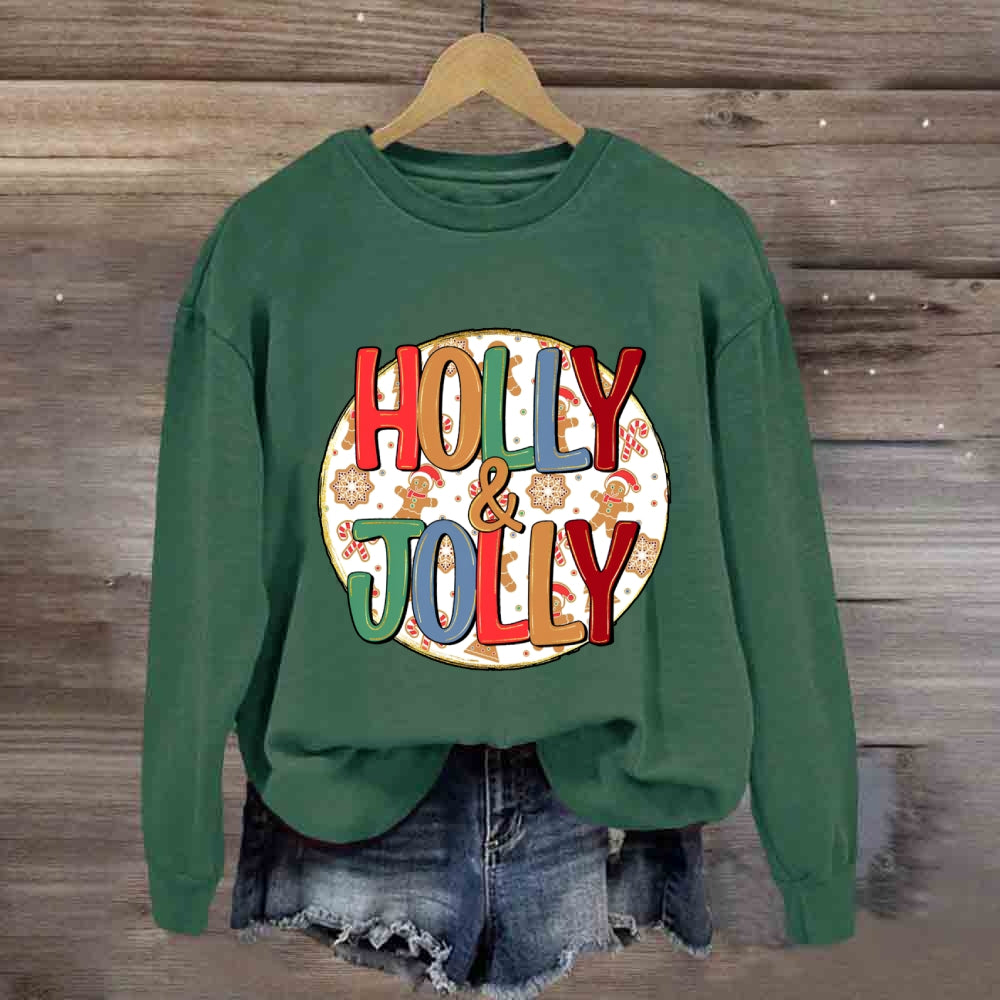 Holly And Jolly Christmas Sweatshirt