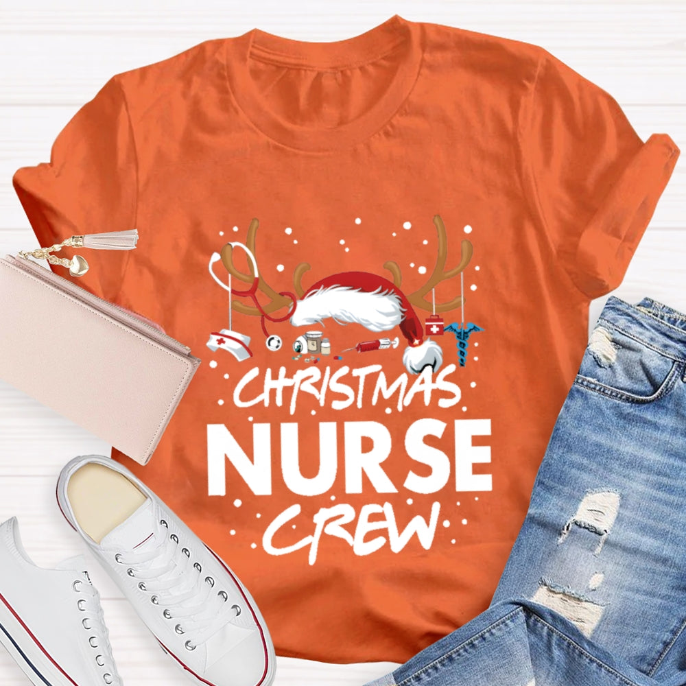Christmas Nurse Crew T-Shirt