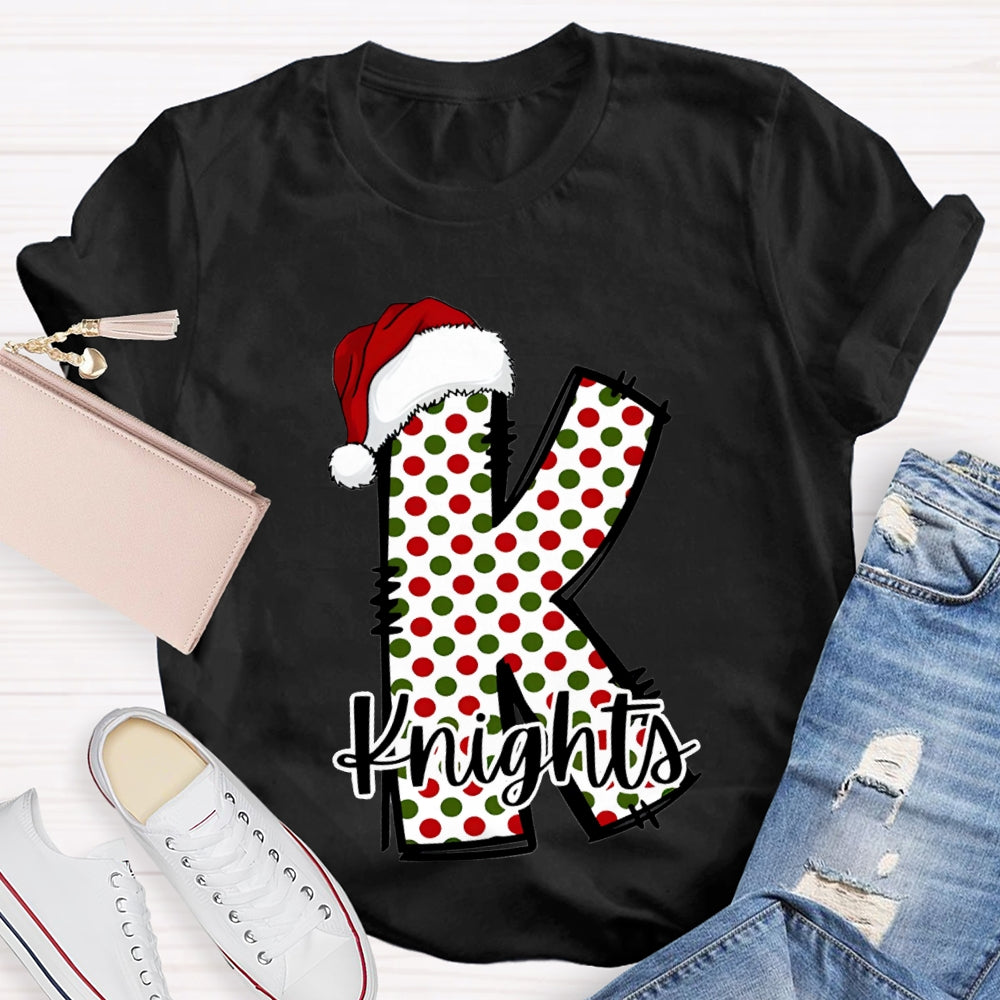 Personalized Name Santa Hats And Christmas Vibes T-shirt