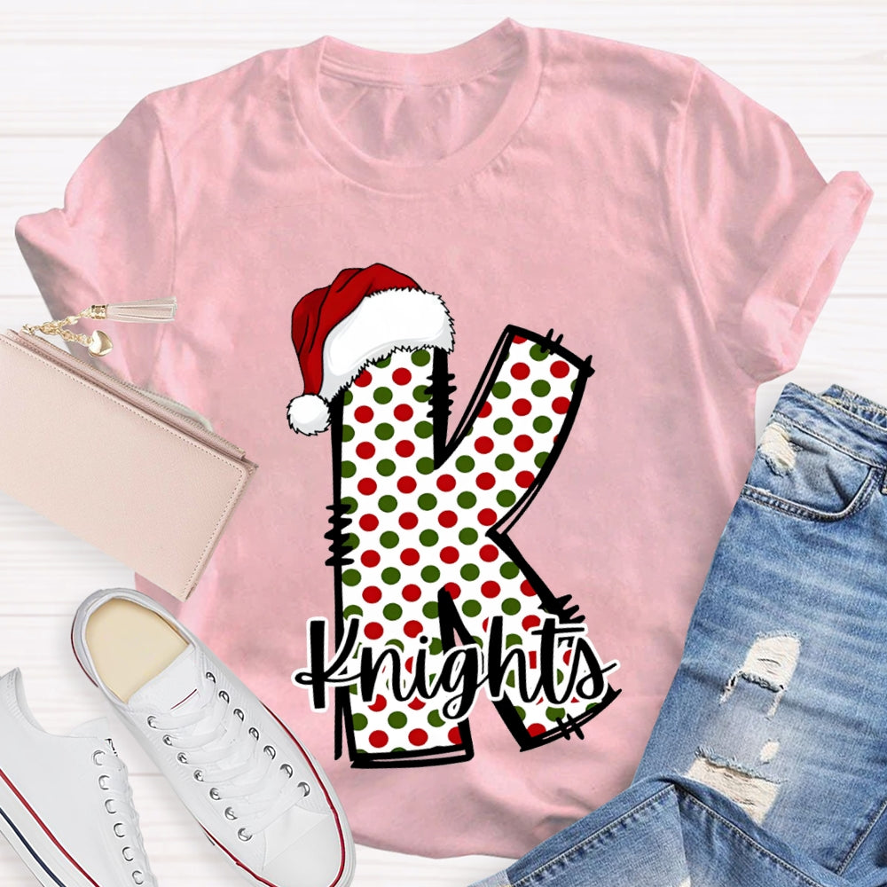 Personalized Name Santa Hats And Christmas Vibes T-shirt