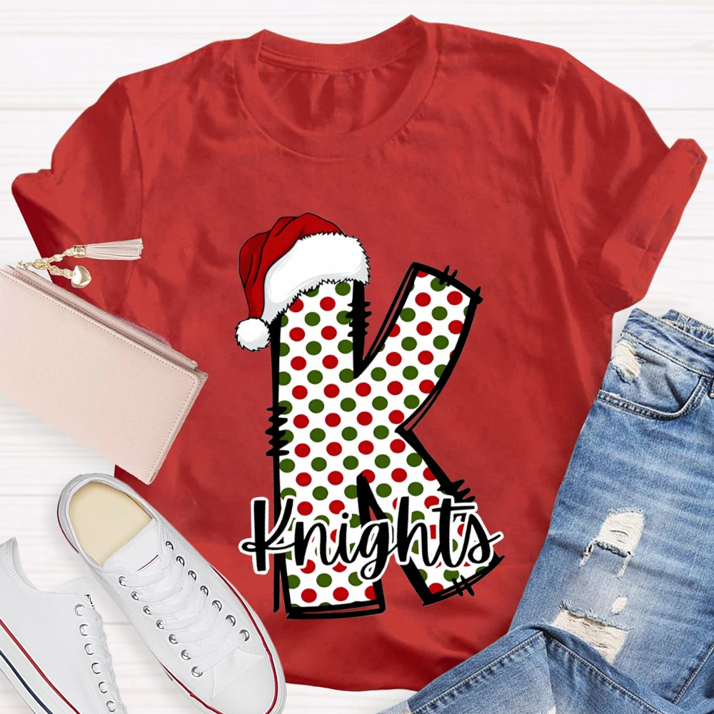 Personalized Name Santa Hats And Christmas Vibes T-shirt