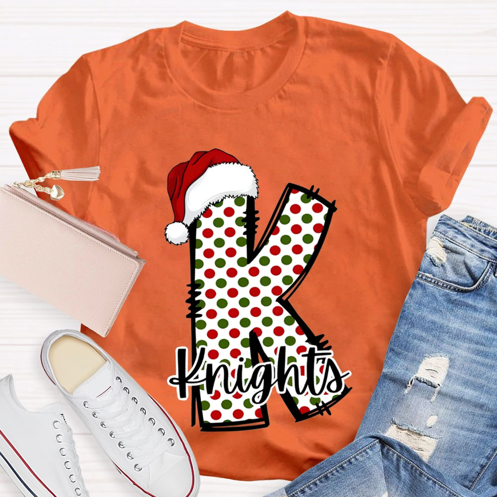 Personalized Name Santa Hats And Christmas Vibes T-shirt