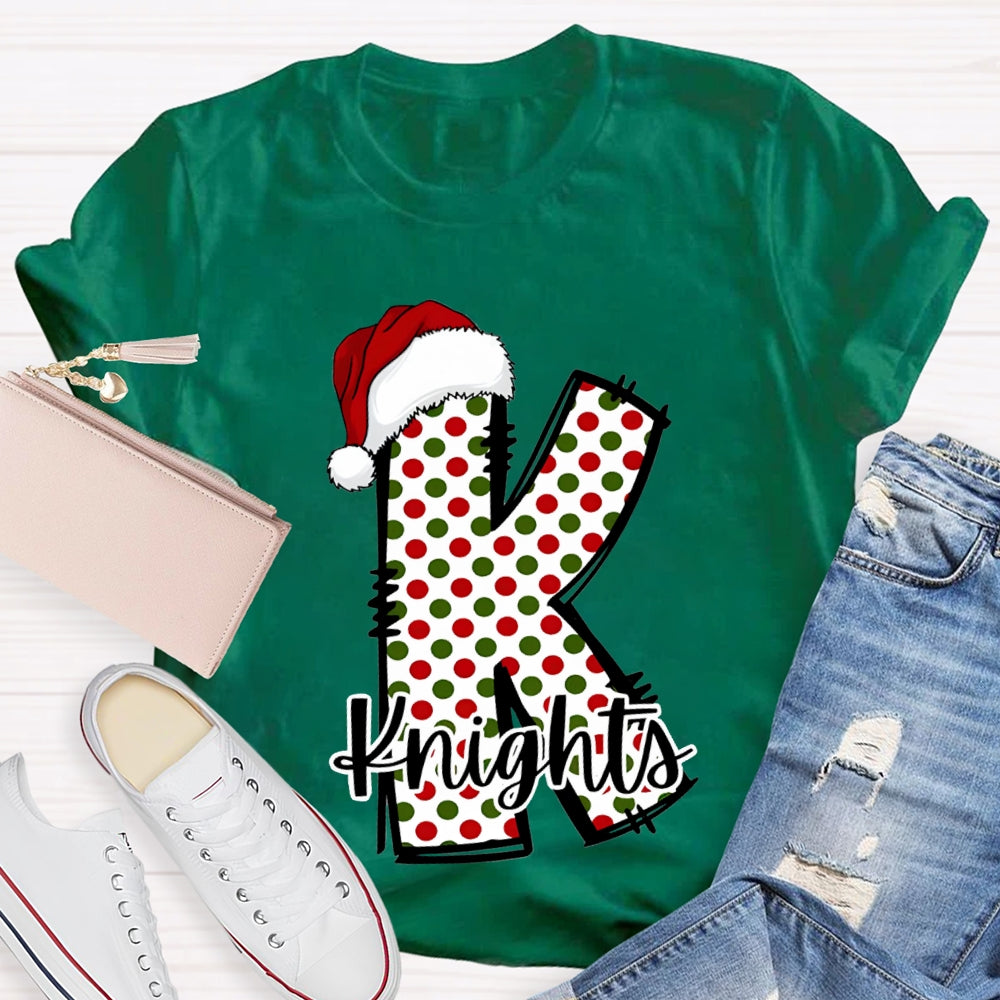 Personalized Name Santa Hats And Christmas Vibes T-shirt