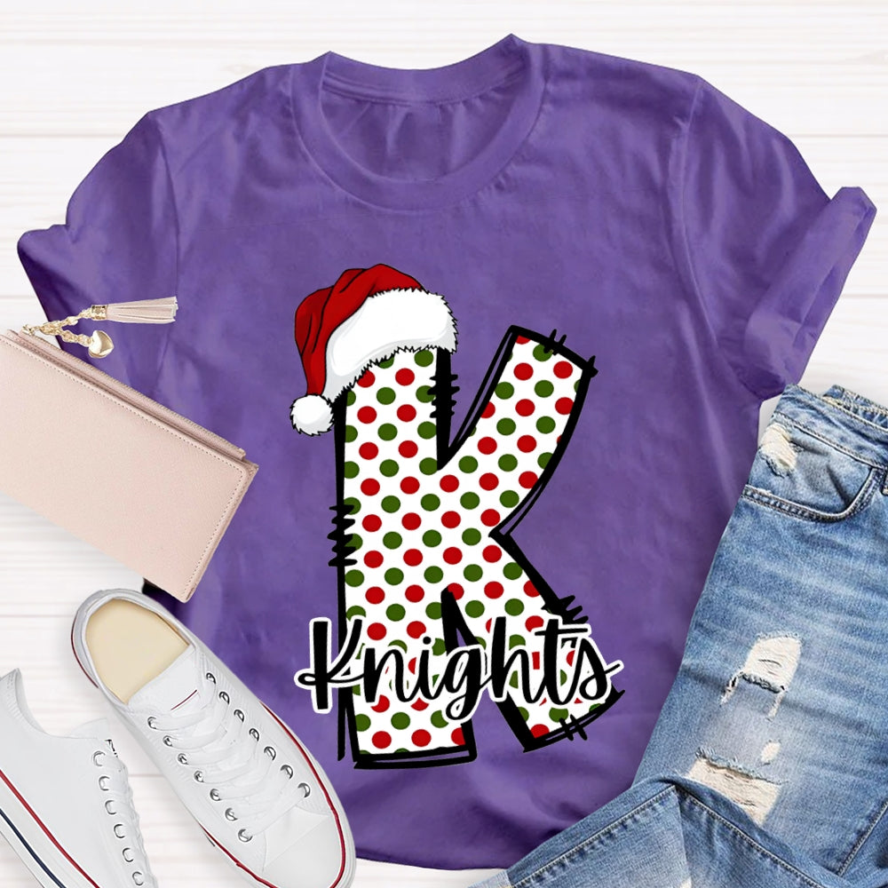 Personalized Name Santa Hats And Christmas Vibes T-shirt