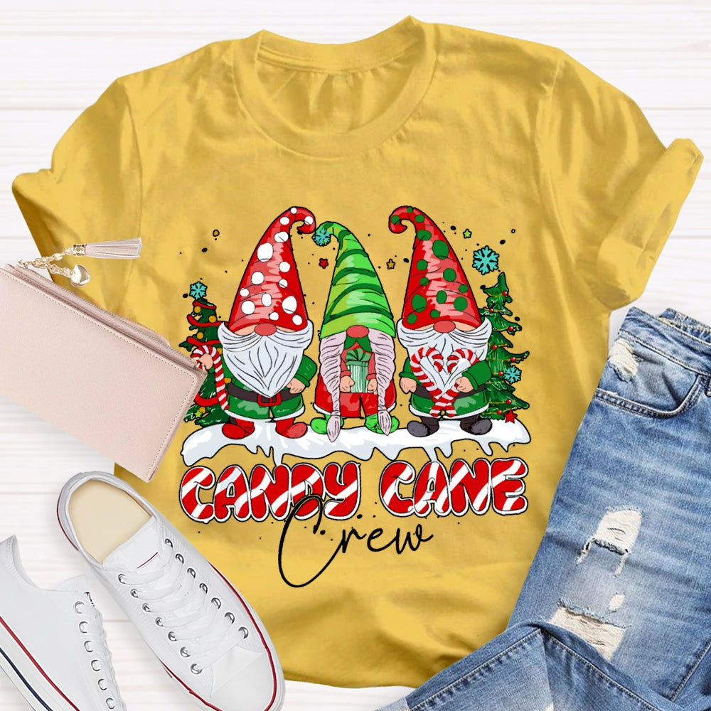 Candy Cane Crew Christmas Shrews And Candy T-shirt