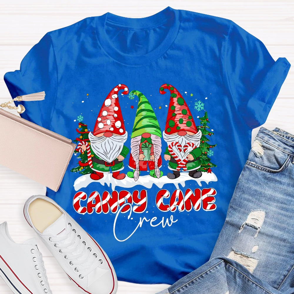 Candy Cane Crew Christmas Shrews And Candy T-shirt