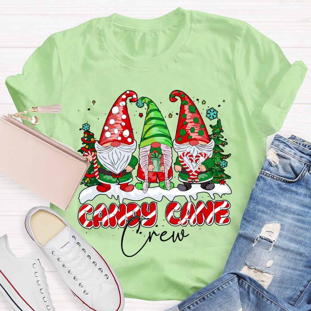 Candy Cane Crew Christmas Shrews And Candy T-shirt