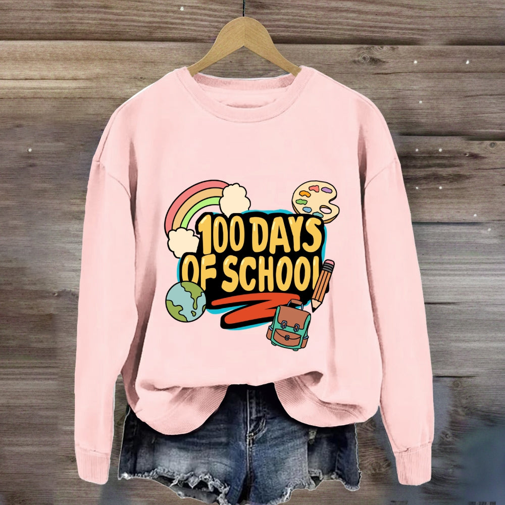 100 Days Of School Rainbow Sweatshirt