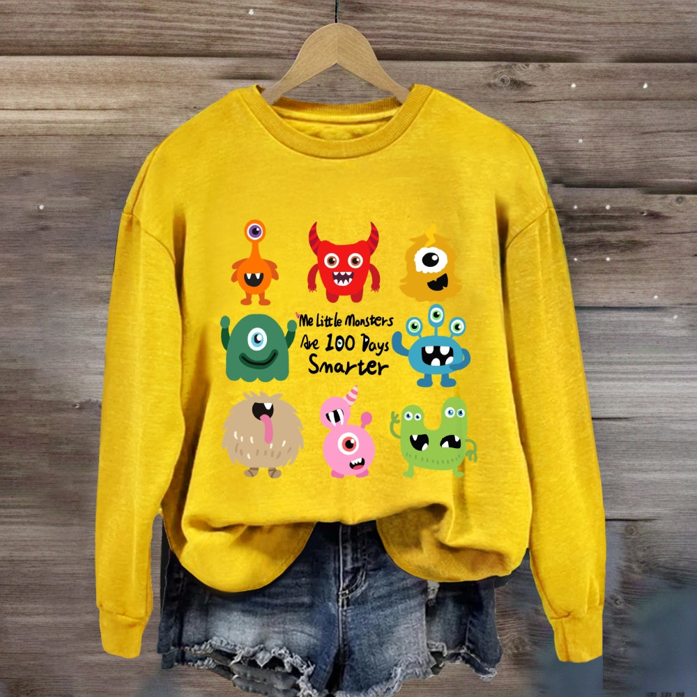 My Little Monsters Are 100 Days Smarter Sweatshirt