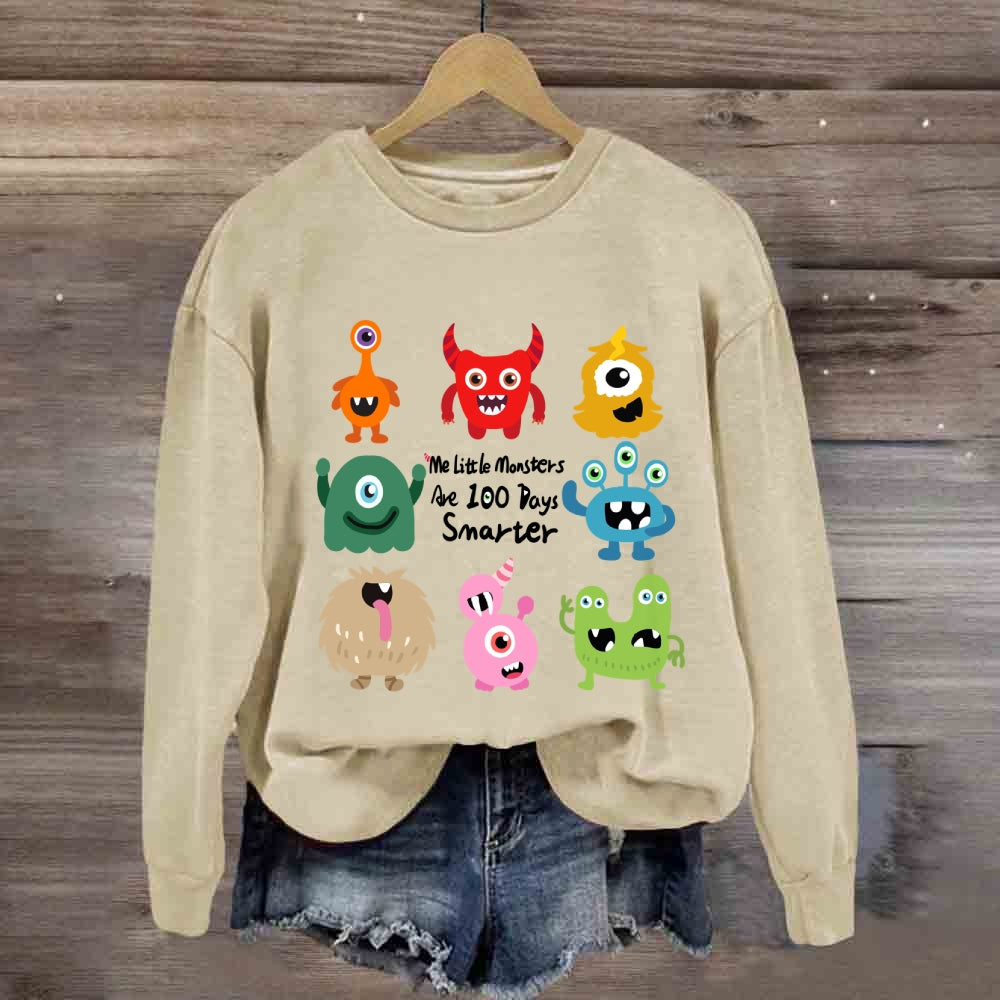 My Little Monsters Are 100 Days Smarter Sweatshirt