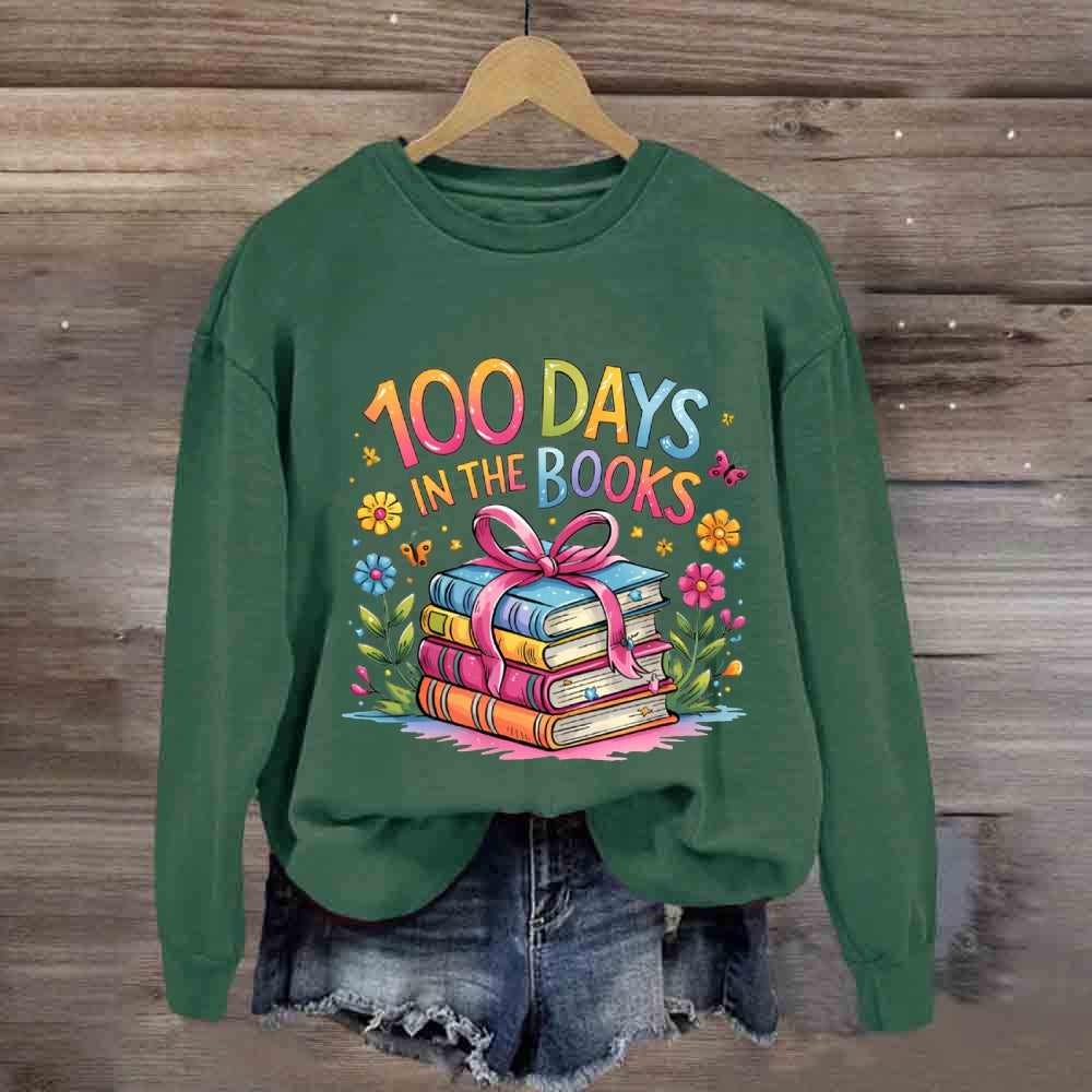 100 Days In The Books Sweatshirt