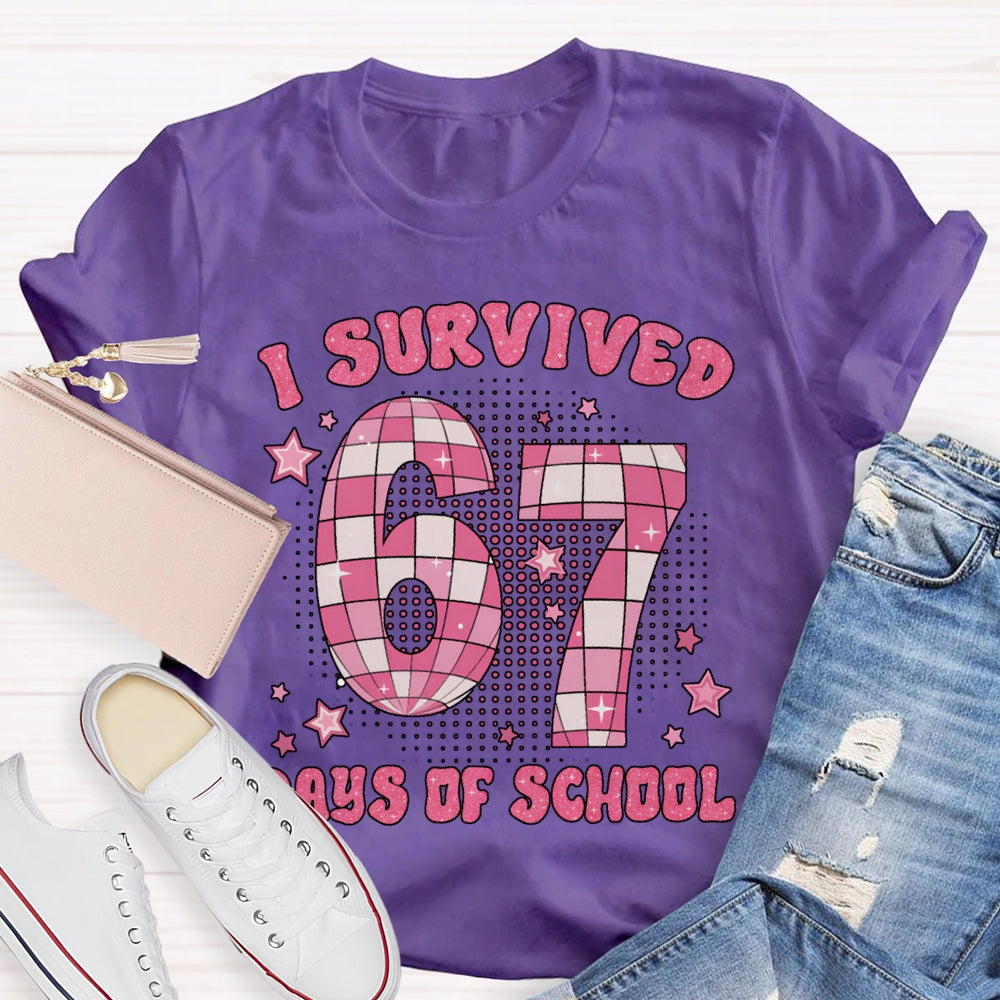 I Survived 67 Days Of School T-shirt
