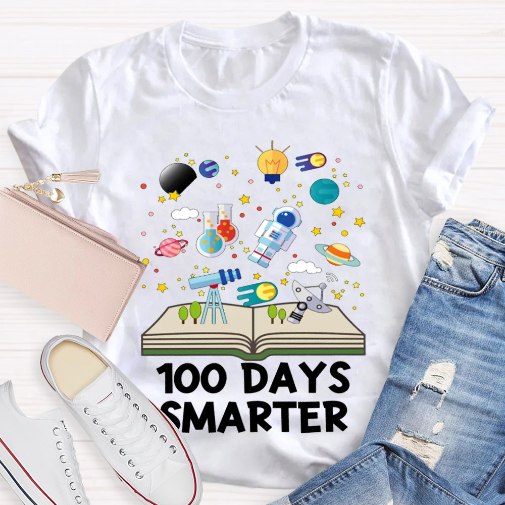 100 Days Smarter Knowledge In Books T-shirt
